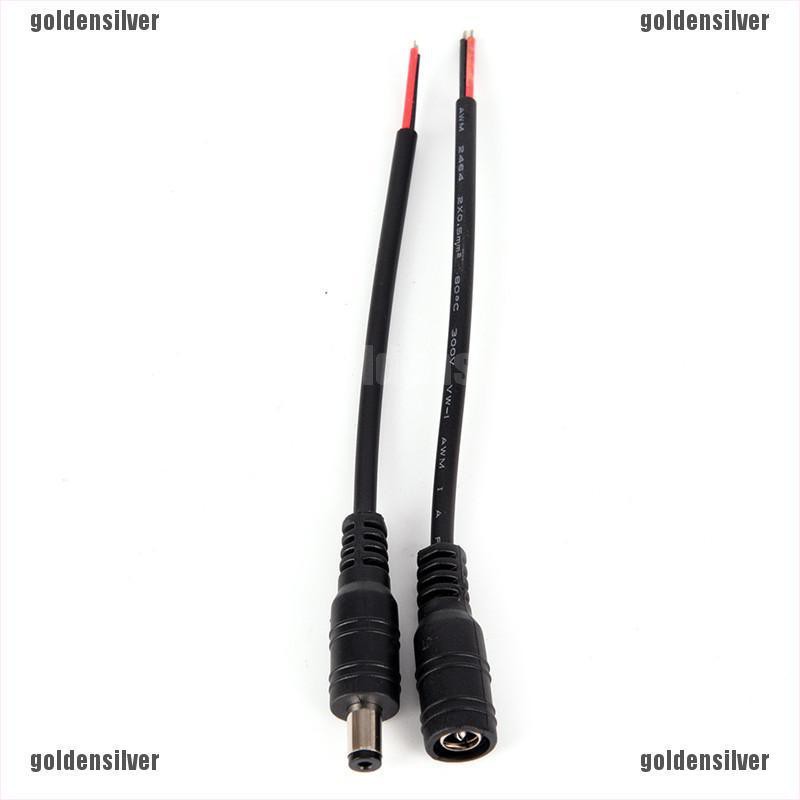 Set 5 Cặp Phích Cắm Nguồn DC 5.5x2.1mm Male + Female Tiện Dụng