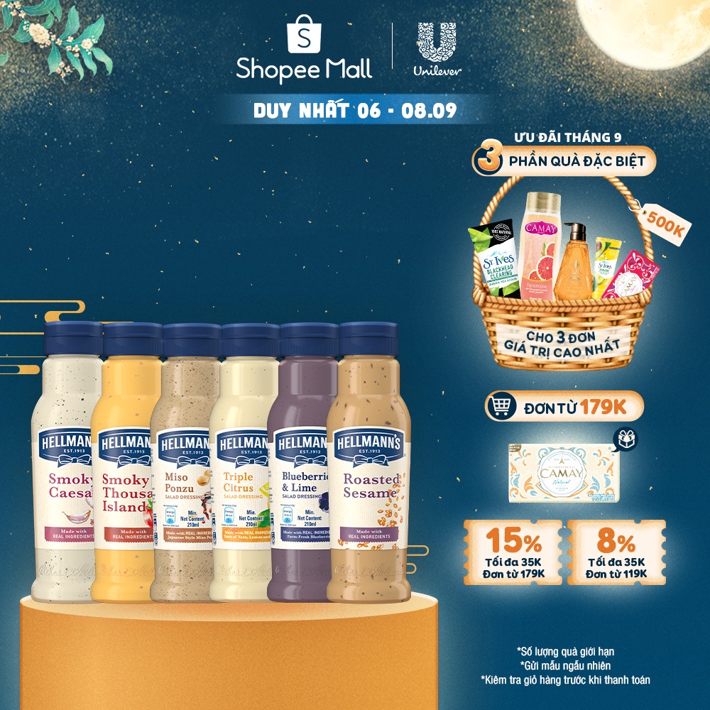Xốt salad Hellmann's 210ml
