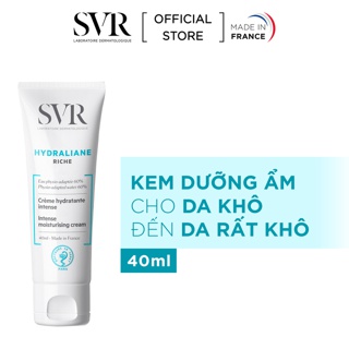 Kem dưỡng ẩm dành cho da khô đến rất khô SVR Hydraliane Riche 40ml