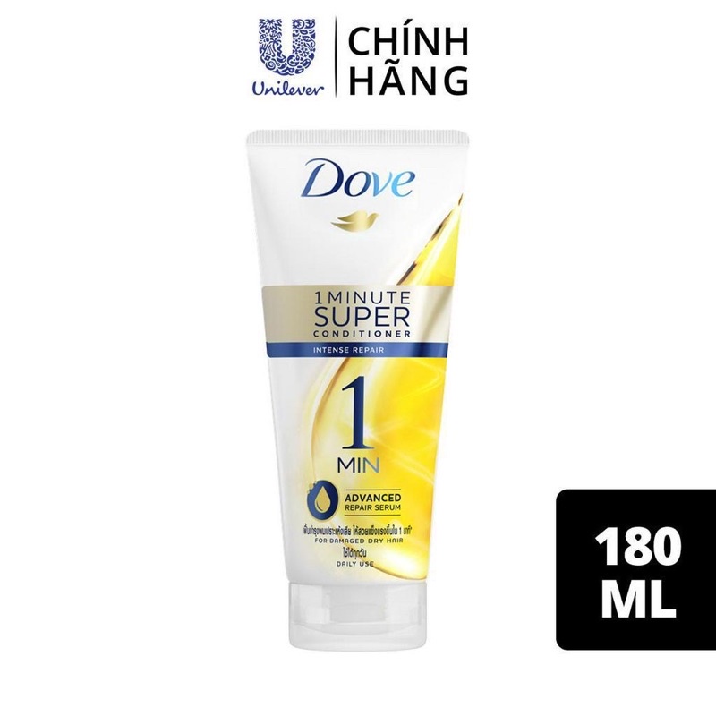 Kem Xả Dove 1 Phút Phục Hồi Hư Tổn Nặng 180ML