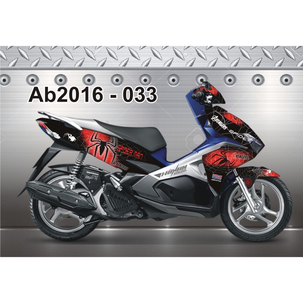 8 Mẫu Tem Trùm Air Blade 2015 Đỏ Cực Đẹp