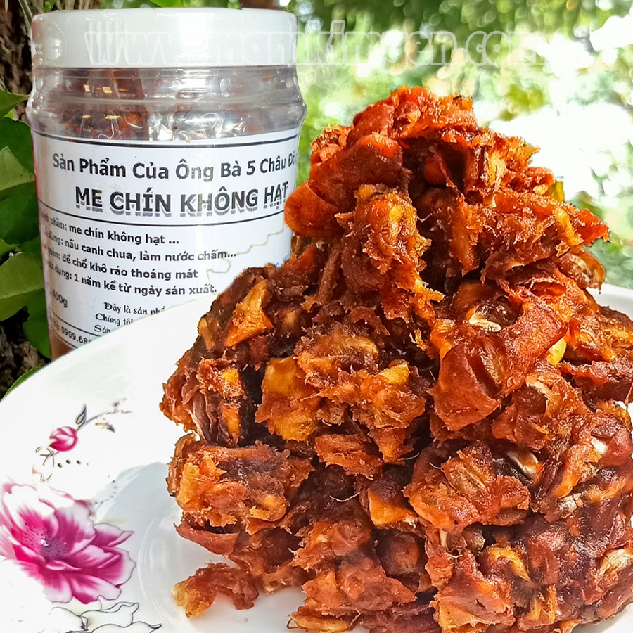 400gr Me Chua Không Hạt Châu Đốc Sản Phẩm Sạch Dùng Nấu Canh Chua