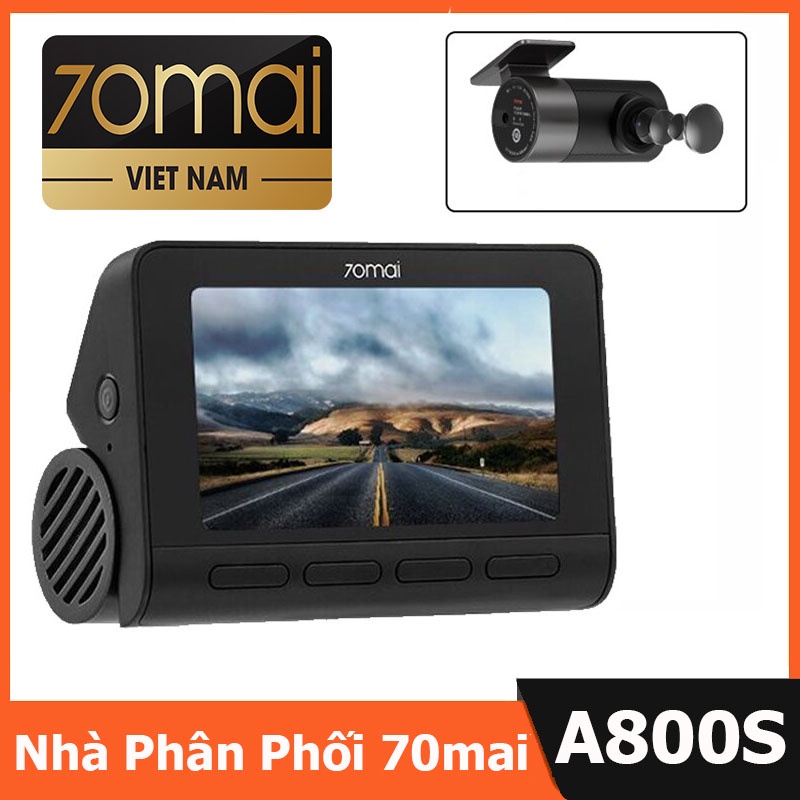 Camera hành trình cao cấp giá rẻ Xiaomi 70mai A800S 4k Quốc tế - Camera hành trình 70mai A800s giá sỉ