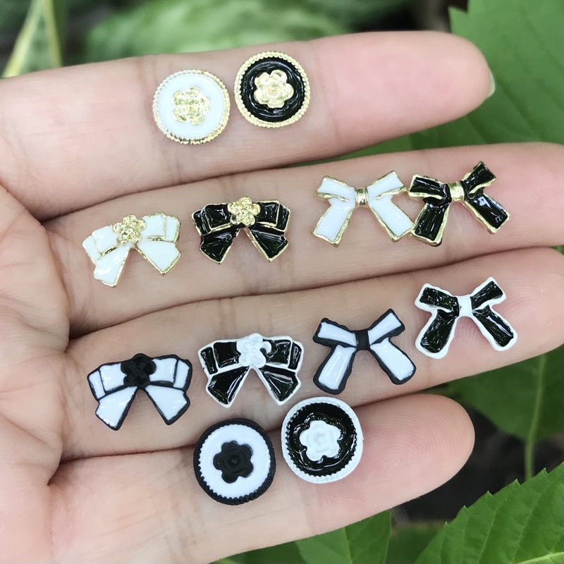 Charm nail thương hiệu-charm hoa trà