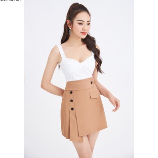Áo thun 2 dây 92WEAR 4 màu, đủ size, xoắn nơ ngực ATA1130