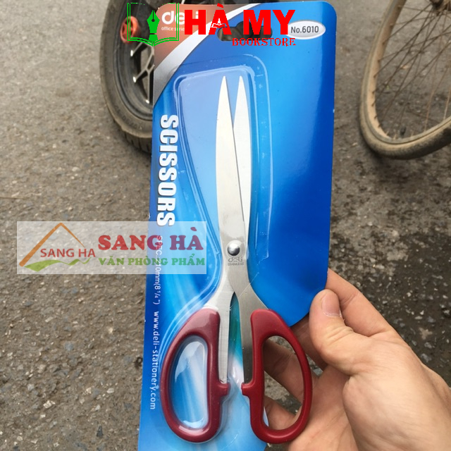 [Hỏa Tốc] Sỉ kéo văn phòng deli 6010 dài 210mm- Cam kết 100% Hàng chính hãng kéo deli