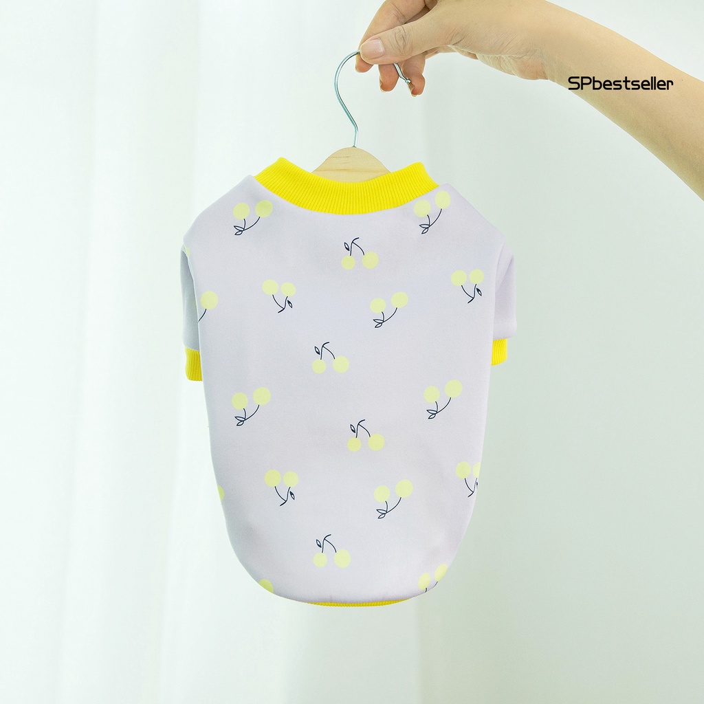 Áo nỉ mềm mại họa tiết hoạt hình dễ thương cho cún cưng