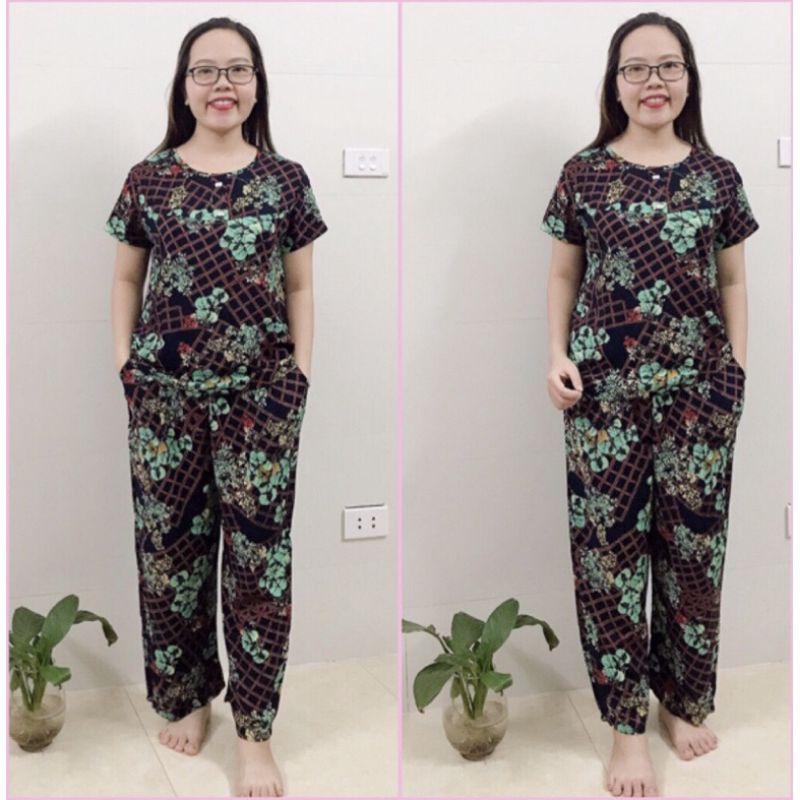 BỘ LANH TRUNG NIÊN ANH THƯ ÁO CỘC QUẦN DÀI CHO BÀ CHO MẸ_ĐỒ BỘ TRUNG NIÊN CHO BÀ CHO MẸ