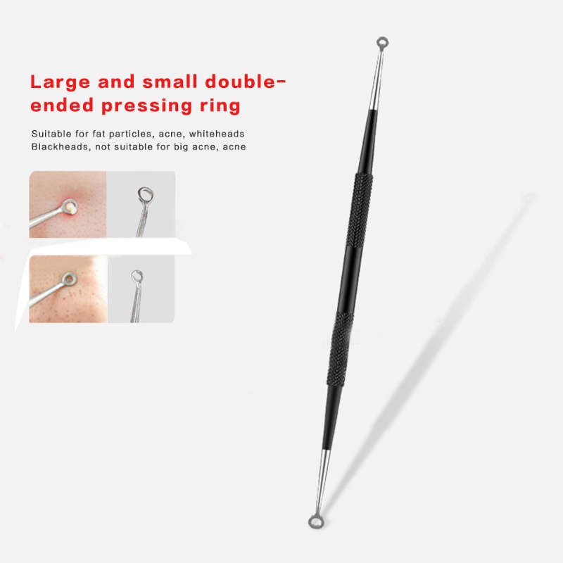 Set 5 Dụng Cụ Nặn Mụn Bằng Thép Không Gỉ Kèm Hộp Đựng Tiện Lợi