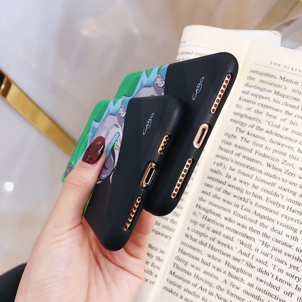 Ốp điện thoại silicone dẻo nhám họa tiết vui nhộn cho IPHONE 11 X XR XS MAX 6 6S 7 8P | BigBuy360 - bigbuy360.vn