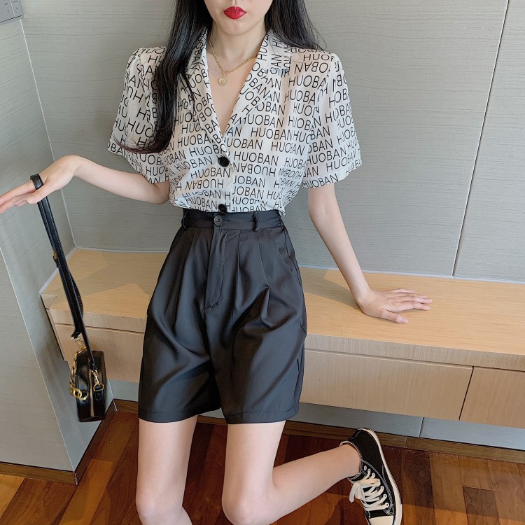 Áo sơ mi nữ tay ngắn Emilyshop