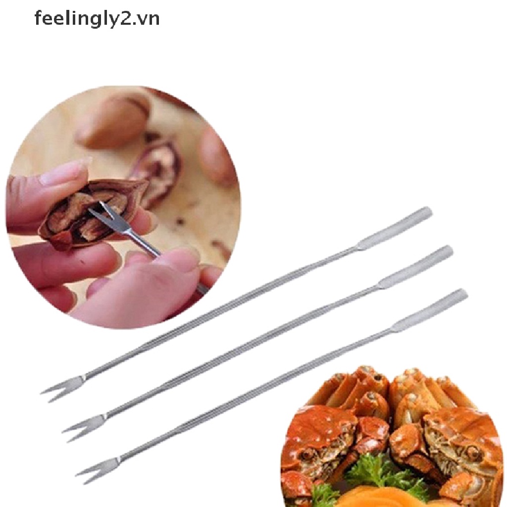 Bộ 4 nĩa ăn hải sản bằng thép không gỉ tiện dụng