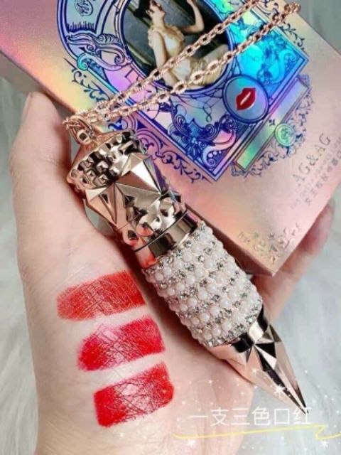 [ Son Nội Địa ] Son 3 Màu 💕 1 Cây Son 3 Cạnh 3 Màu Khác Nhau | BigBuy360 - bigbuy360.vn