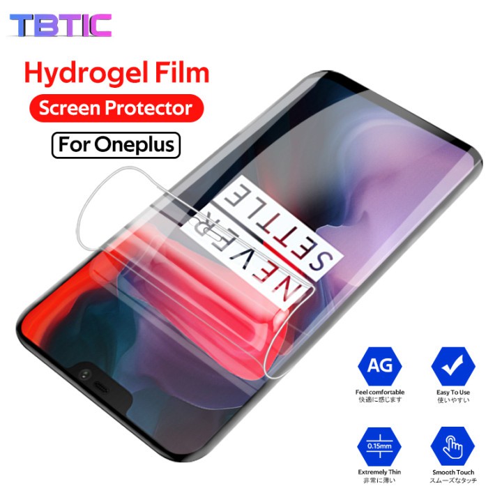 Kính cường lực hydrogel TBTIC 10D bảo vệ màn hình cho điện thoại ONEPLUS 7T 8 PRO 7 PRO 6T