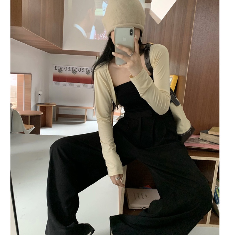 Áo Khoác Cardigan Dệt Kim Mỏng Dáng Ngắn Màu Trơn Thời Trang Mùa Hè Thanh Lịch Cho Nữ