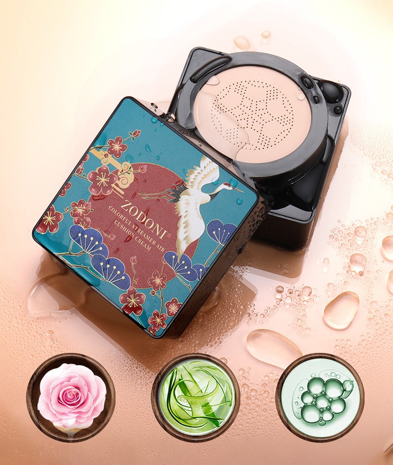 (Hàng Mới Về) Kem Nền Bb Che Khuyết Điểm Dưỡng Ẩm Làm Sáng Da Kèm Cọ Đầu Nấm Zohdni | BigBuy360 - bigbuy360.vn