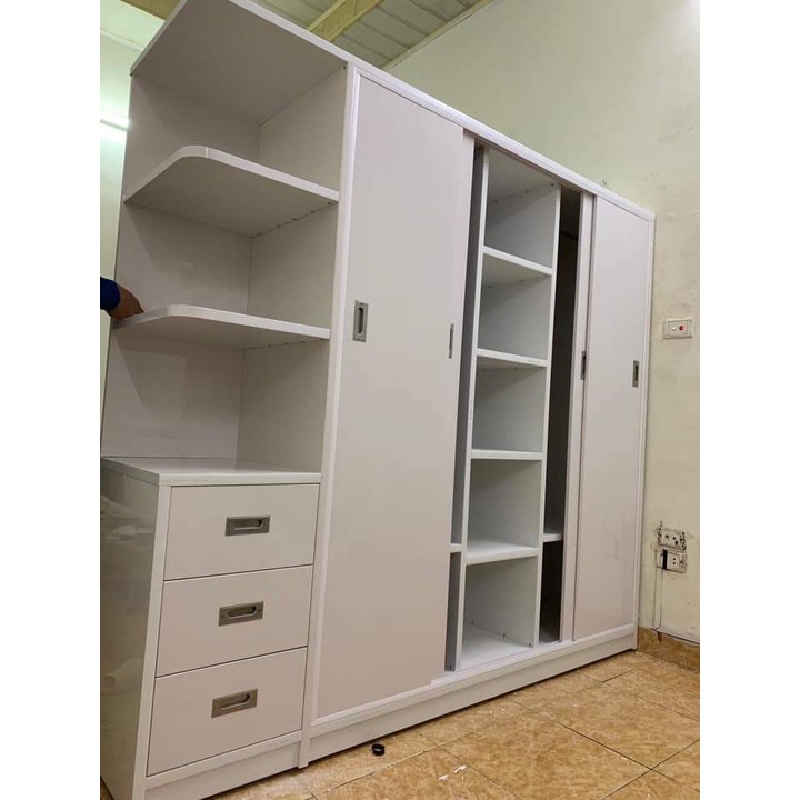 Tủ quần áo nhựa Đài Loan 5 cánh lùa – Nội thất Thành Công
