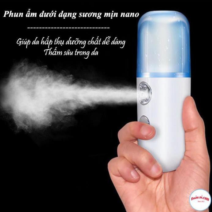 Máy Xông Mặt Phun Sương Nano mini - máy xịt khoáng cầm tay Kháng Khuẩn 00097