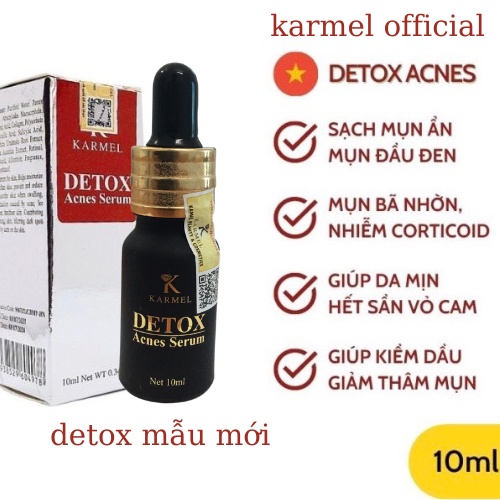Serum Giảm Mụn Mờ Thâm - Kamel Detox Acnes 10Ml, Mĩ Phẩm Giảm Thâm Mụn