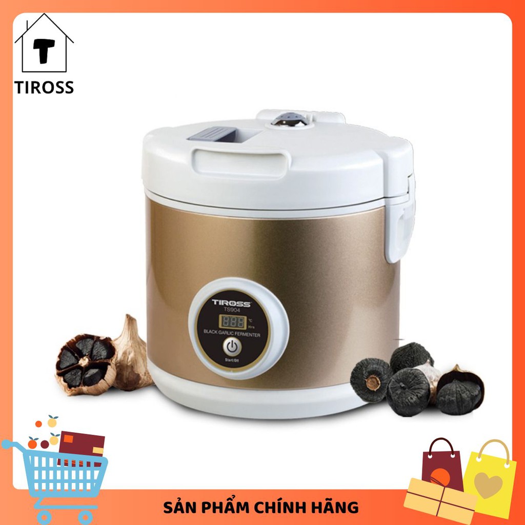 [Mã 44ELSALE2 giảm 7% đơn 300K] [Tiross123] Máy làm tỏi đen Tiross TS904 ,Sản Phẩm Chính Hãng, Bảo Hành 12 Tháng