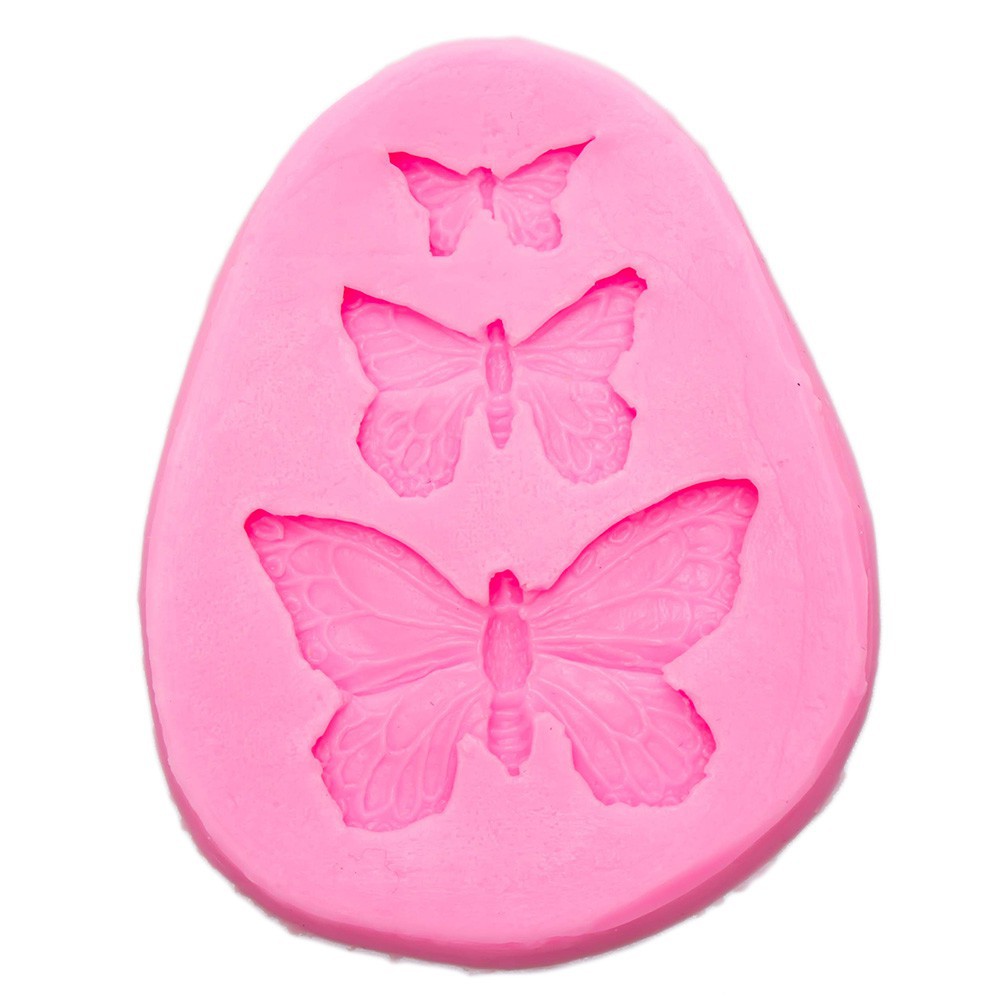 1pc Silicone Lace Fondant Sugar Craft Mould Butterfly Cake Decorating