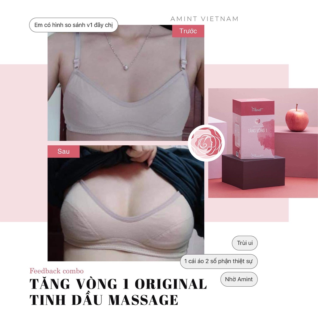 Combo Tăng Vòng 1 Orginal + Tinh dầu massage