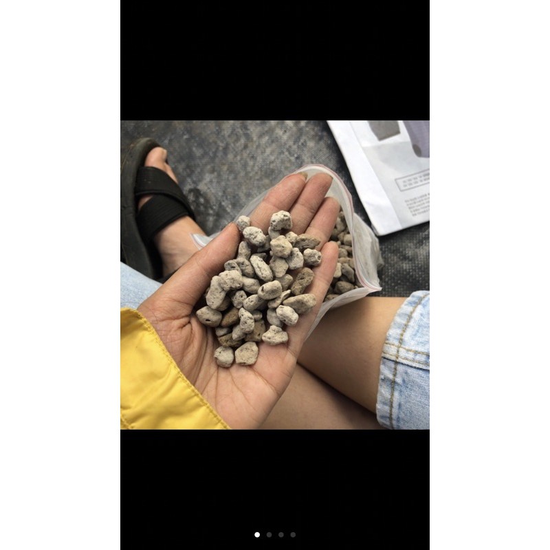 500gr đá PUMICE (sz nhỏ chuyên rải mặt)