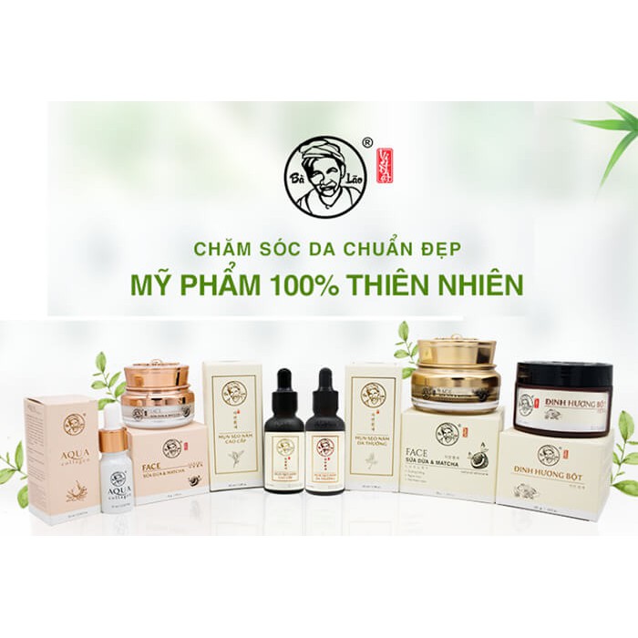 combo giảm mụn bà lão