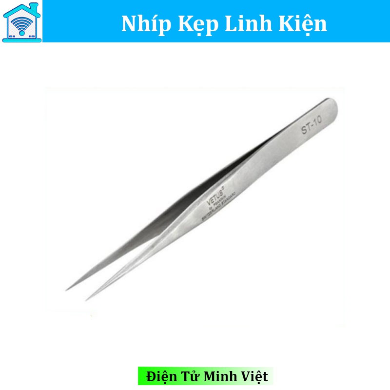 Nhíp Kẹp Linh Kiện Vetus - Loại Thẳng ST-10