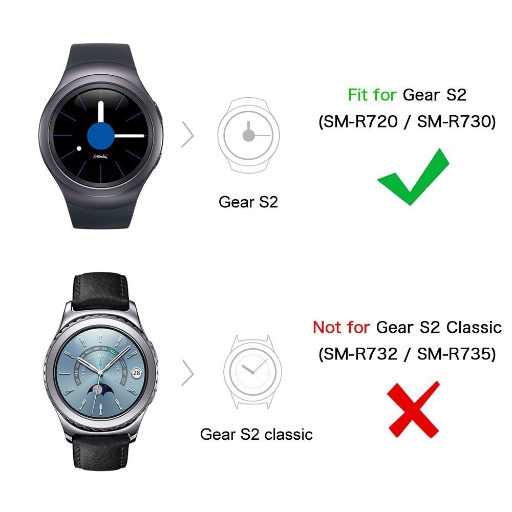 Dây Đeo Thay Thế Chất Liệu Thép Không Gỉ Thiết Kế Dạng Mắt Xích Cho Samsung Gear S2