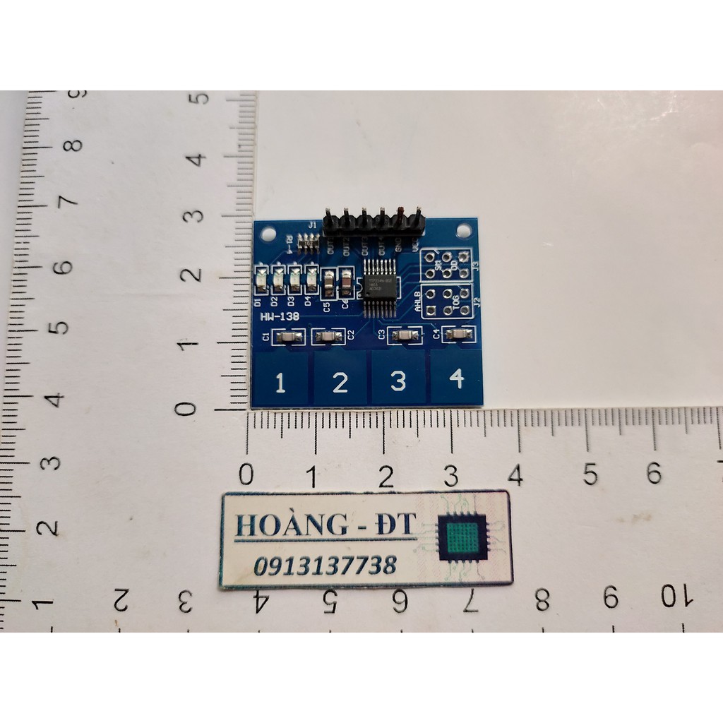 Module cảm ứng chạm tay 4 kênh