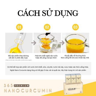 Nghệ nano  curcumin Premium 365 mẫu mới nhất | Thế Giới Skin Care