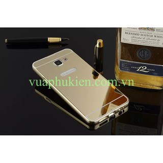 Ốp lưng tráng gương viền kim loại dành cho Samsung Galaxy A5 2017