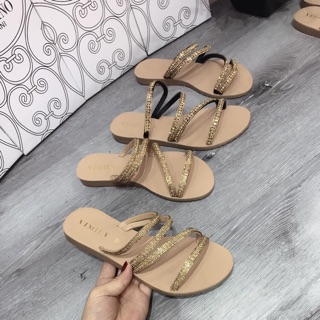 Dép quai đá kim sa