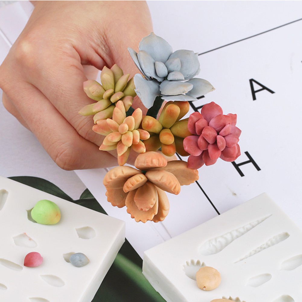 Kalaien Khuôn silicone Làm Bánh Hình Kẹo gumpaste