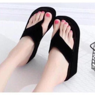 Dép kẹp đế xuồng quai nhung