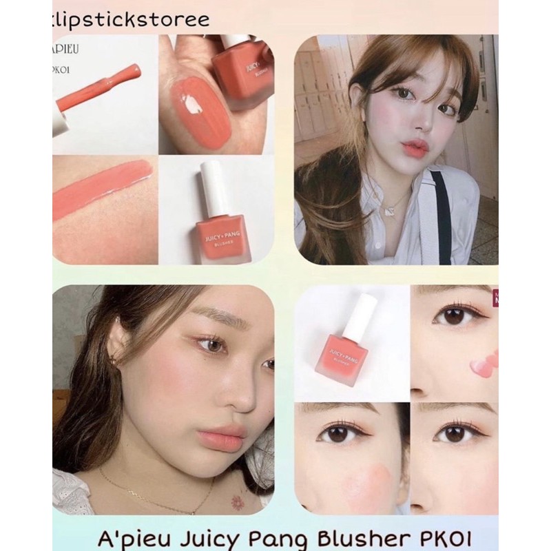 Má hồng Apieu Juicy Pang Blusher
