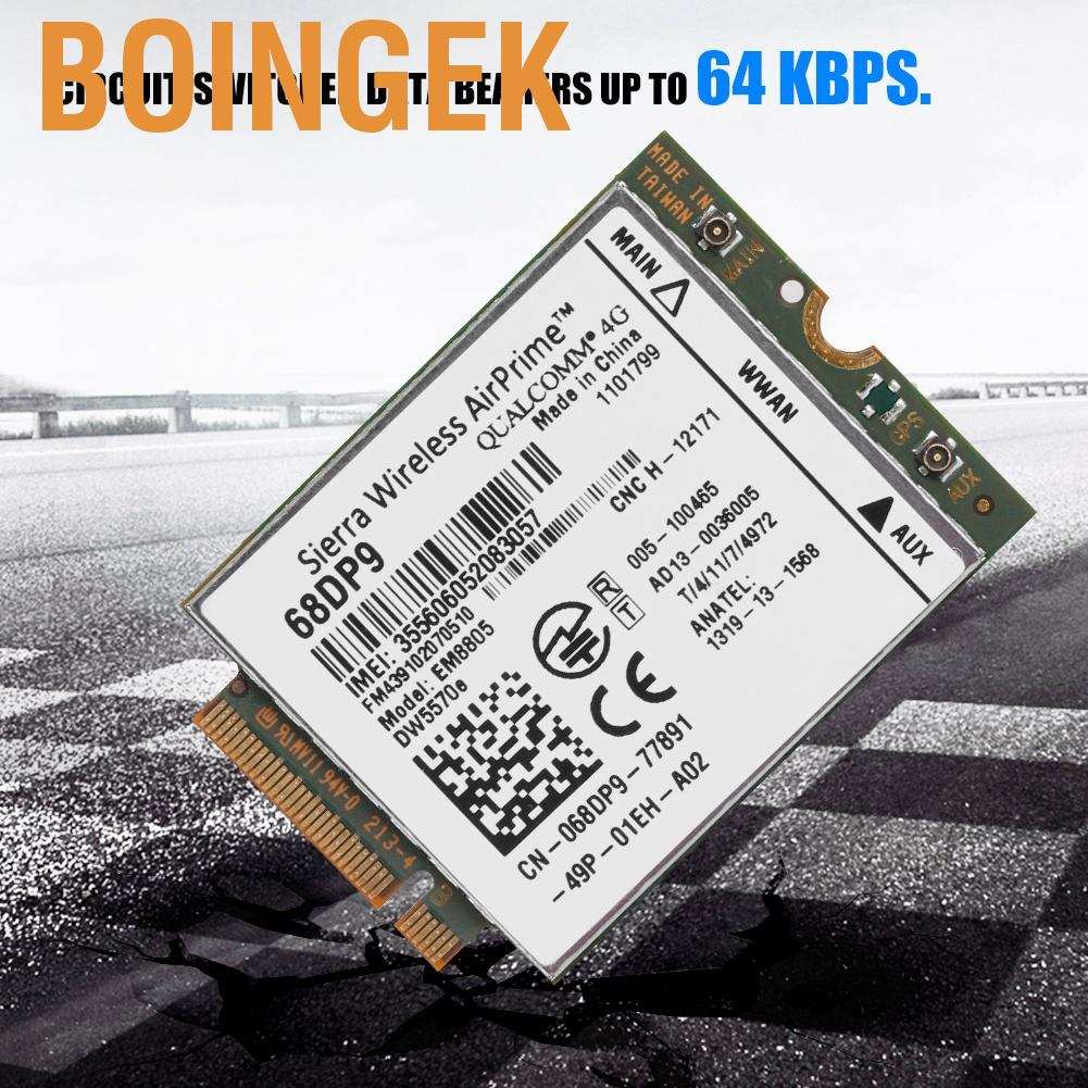 Boingek NGFF/M.2 Network Card Module EM8805 3G 4G WWAN DW5570E DC-HSPA+ HSPA+ HSDPA HSUPA WCDMA