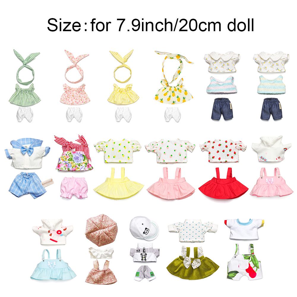 outfit doll 20cm Trang phục xinh xắn trang trí búp bê cỡ tự làm thủ công DIY