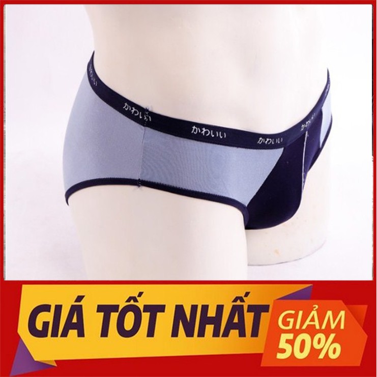 Sét 2 Quần Lót Sịp Nam Tam Giác Cotton Đẹp Vỉ Bạc Cao Cấp Kháng Khuẩn Thoáng Khí Xuất Nhật