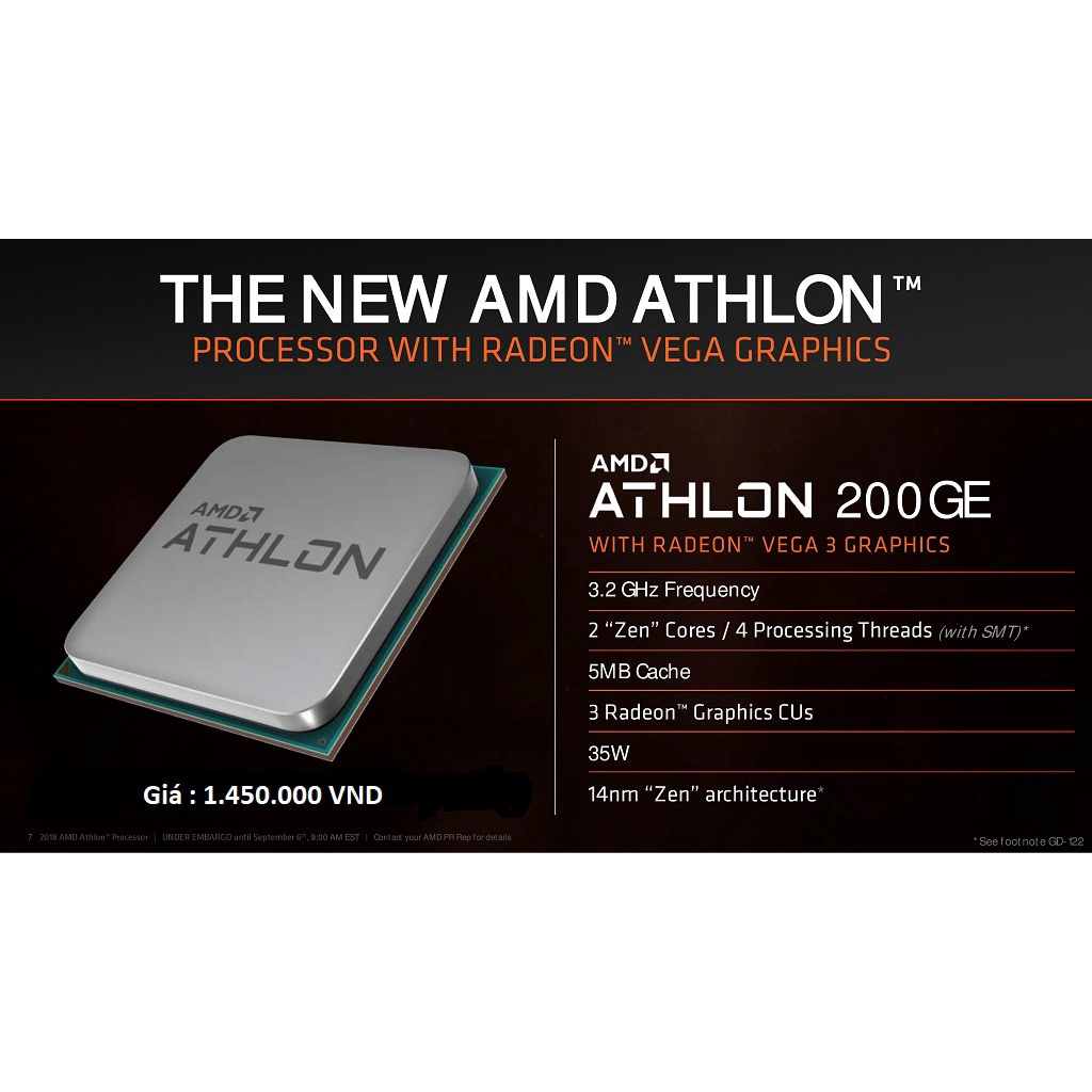 CPU AMD Athlon 200GE 3.2GHz, đồ họa Vega 3. Bộ Vi Xử Lý ATHLON 200GE cũ. Athlon 220GE, Athlon 240GE, Athlon 3000G