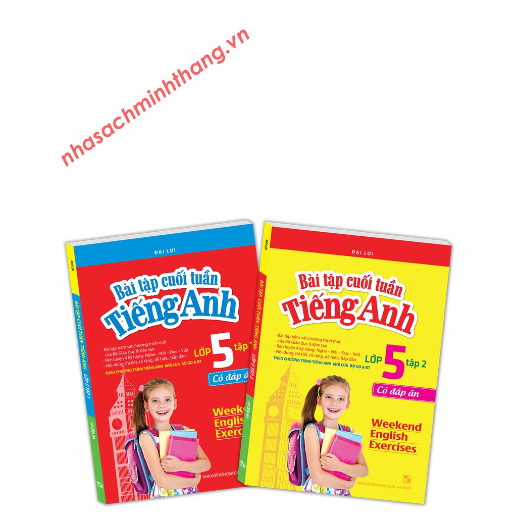 Sách - Bài tập cuối tuần tiếng Anh lớp 5 (trọn bộ 2 tập)