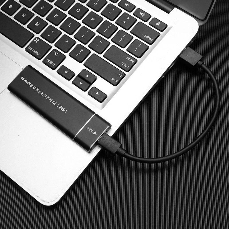 Hộp Đựng Ổ Cứng Di Động Wili Aluminum Usb 3.1 Type-C To M.2 Ngff Ssd 6gbps