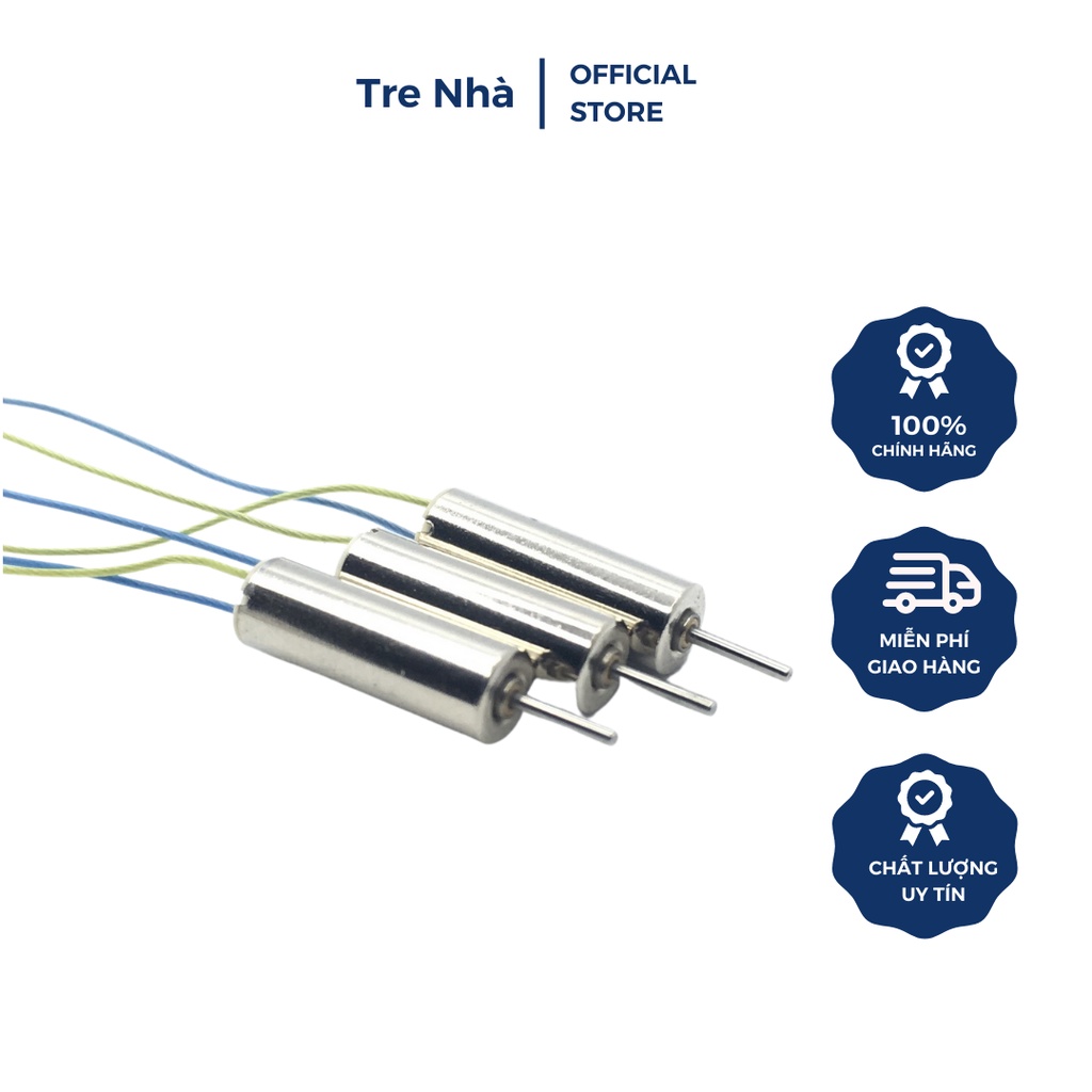 Động cơ siêu nhỏ tốc độ cao 68000 vòng / phút, Động cơ không lõi siêu từ tính 0412