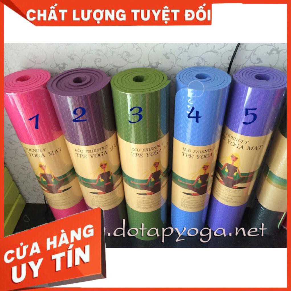 [XẢ KHO+FREE SHIP] Thảm tập yoga 2 lớp dầy dặn hàng đẹp