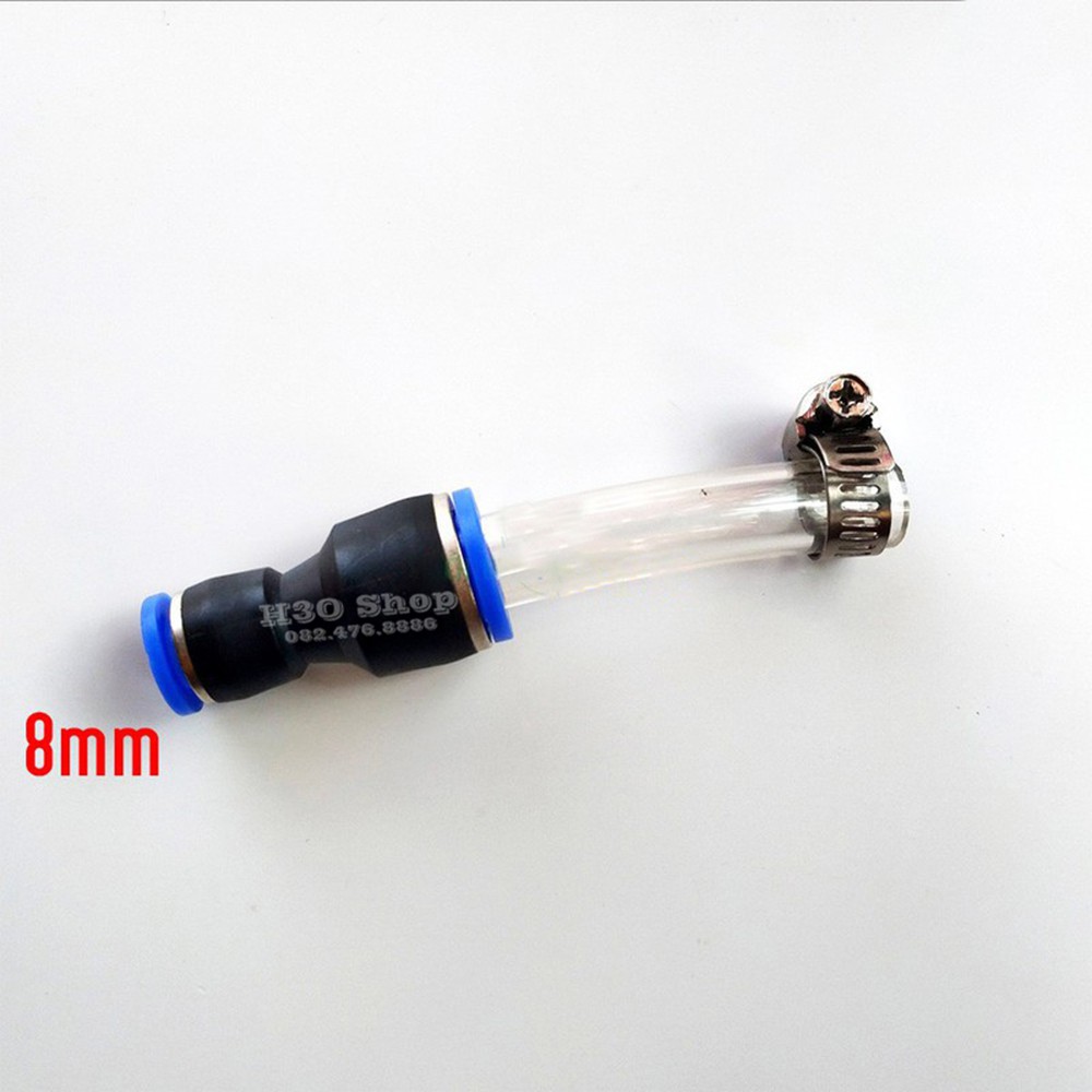 Đầu Nối Từ Bơm Mini Đơn Ra Ống Hơi 8mm - Bơm Phun Sương