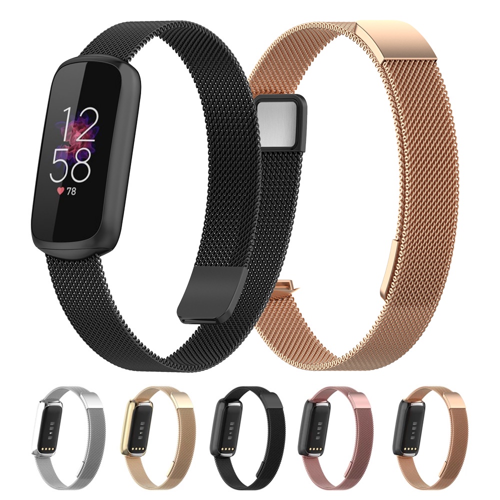 Dây Đeo Inox Milanese Cho Đồng Hồ Thông Minh Fitbit Luxe