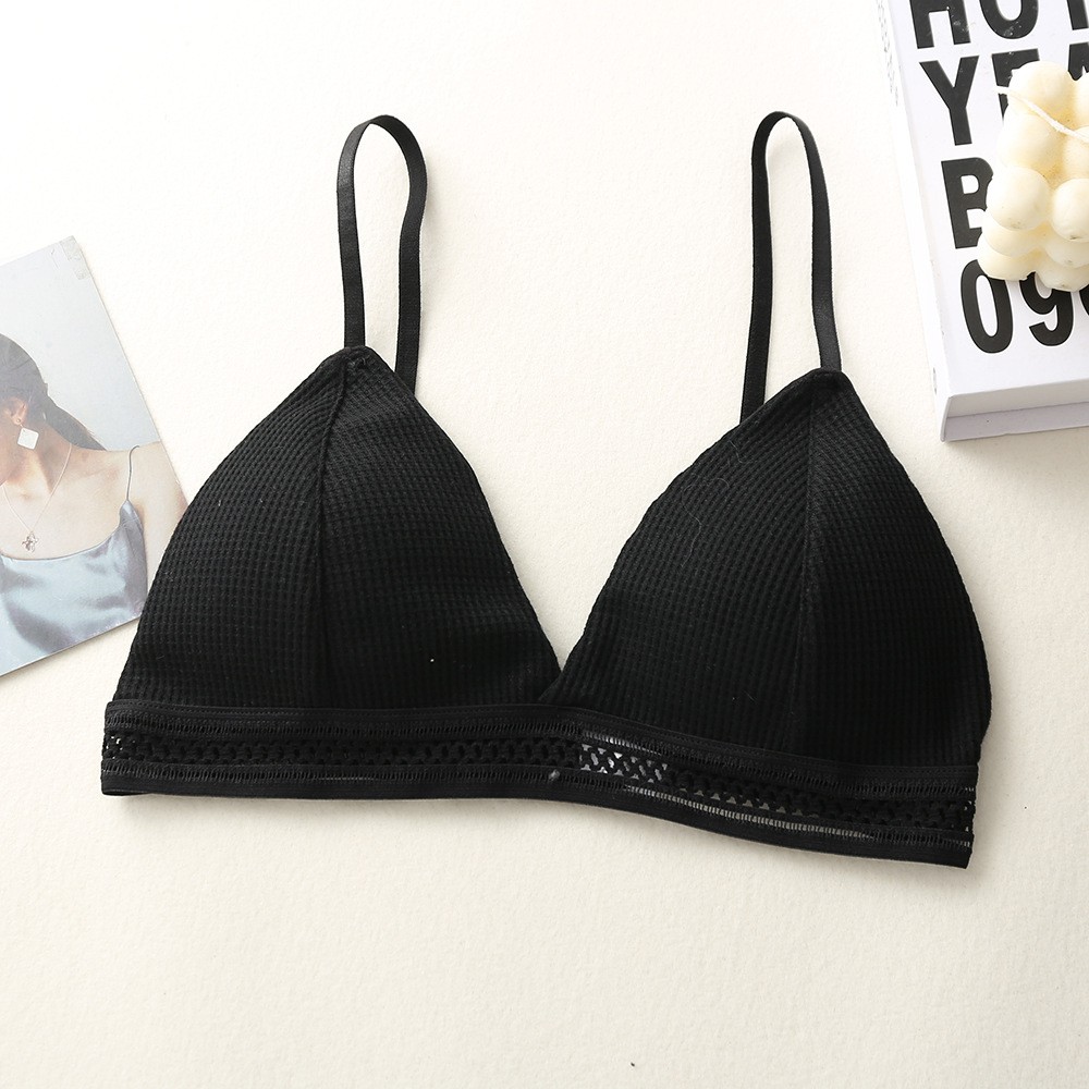 Áo bralette áo lót ngực nữ tam giác 833 không gọng chất cotton mềm mát nhiều màu xinh | BigBuy360 - bigbuy360.vn