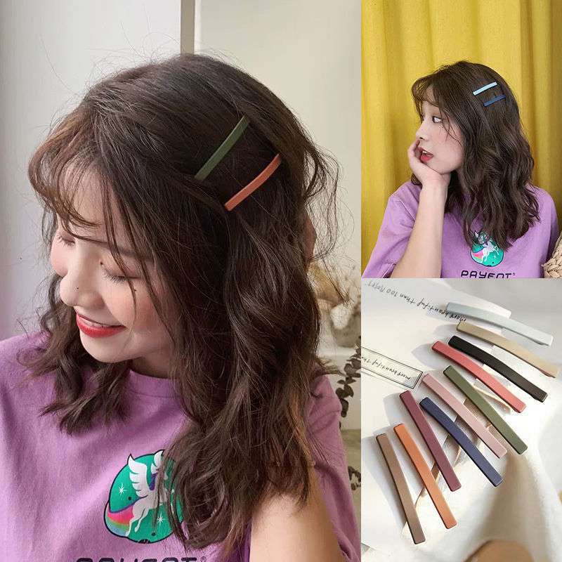 Kẹp Tóc Màu Sắc Macaron Đơn Giản Cho Nữ