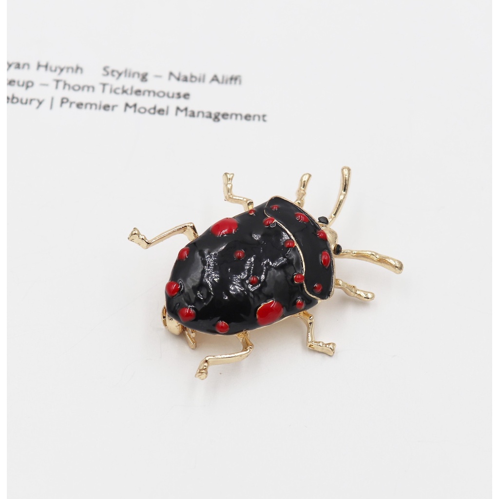 Trâm cài áo hình chú ong màu sắc retro thời trang cho nữ